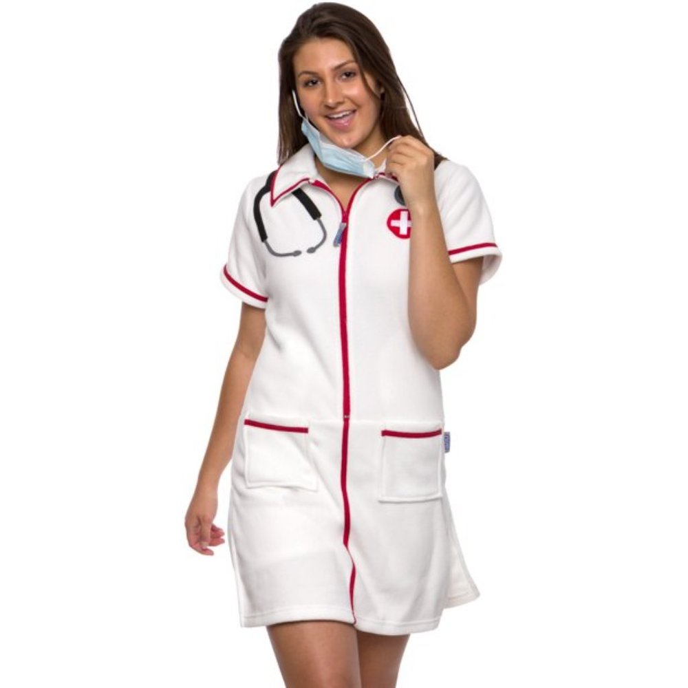 NWT Nurse Scrubs Onesie Pajamas